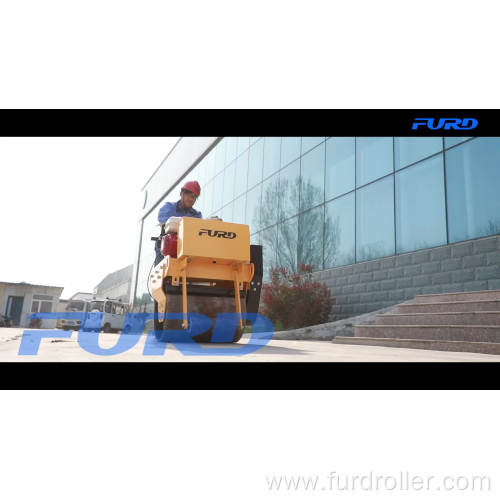 Mini walk-behind single drum small road roller FYL-S600